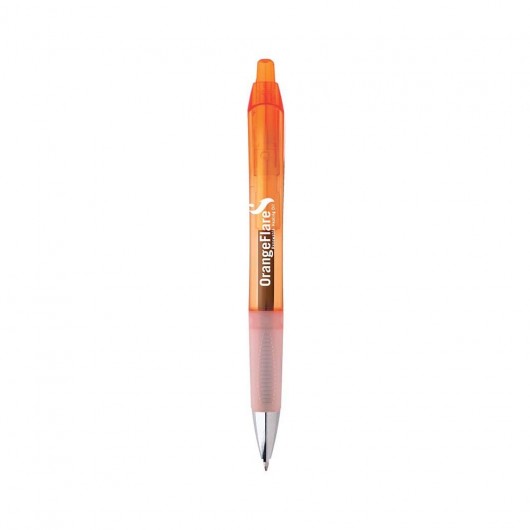 Bic Intensity Clic Gel Pens Clear Orange